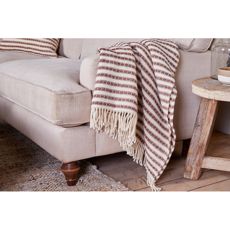 Sanval Wool Throw – Burgandy|One Size