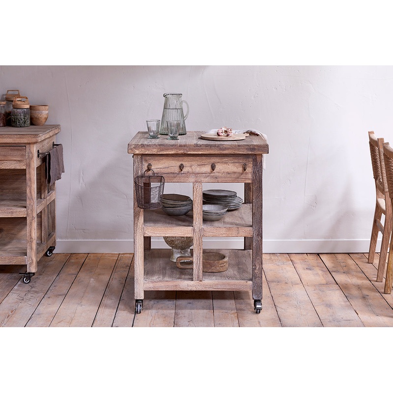 Tivu Reclaimed Wood Butchers Block – Natural