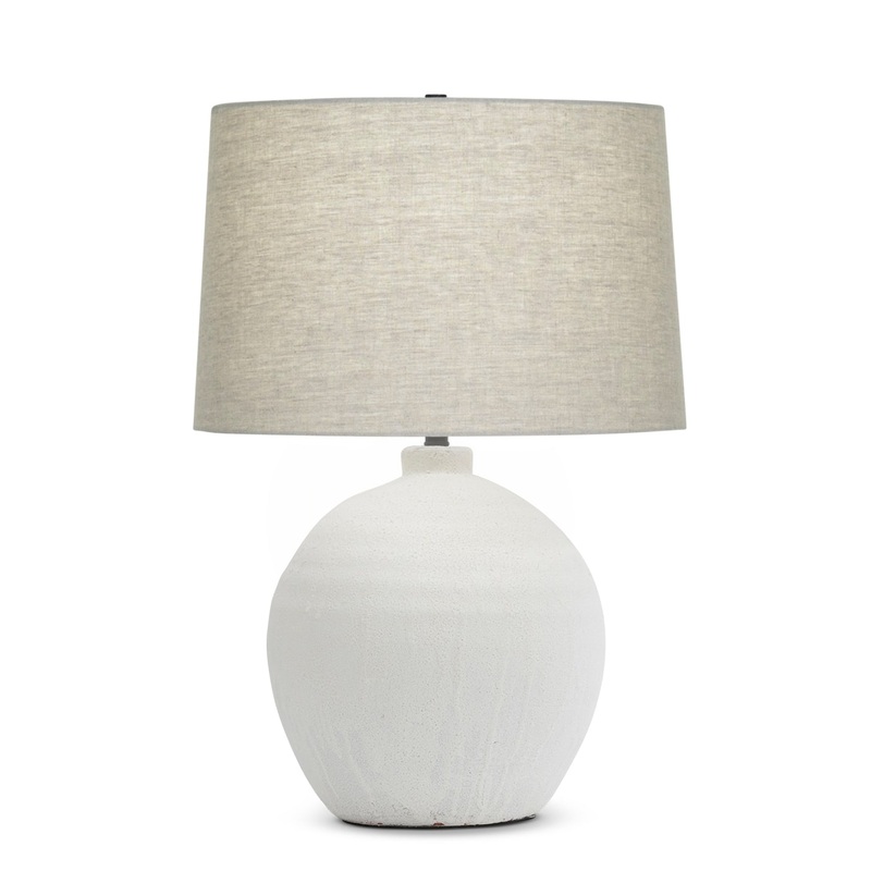 Amara Table Lamp|Off-White Linen|Off-White Cotton|Beige Linen