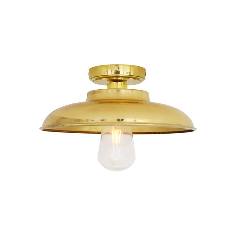 Darya Industrial Brass Ceiling Light