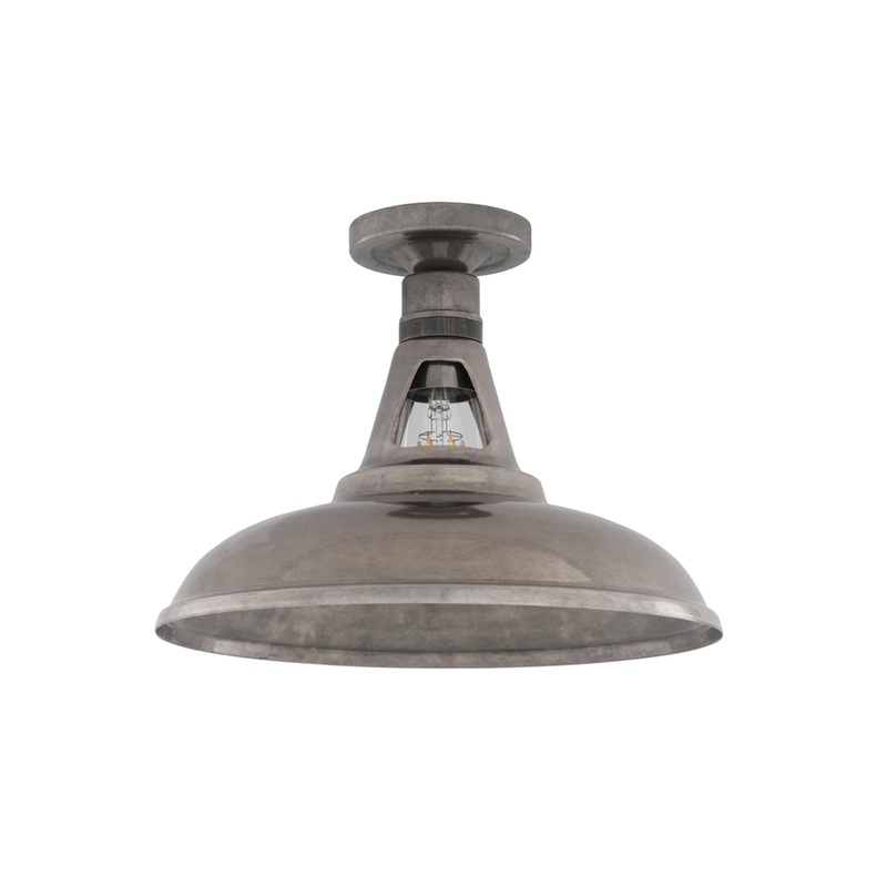 Geneva Industrial Flush Ceiling Light