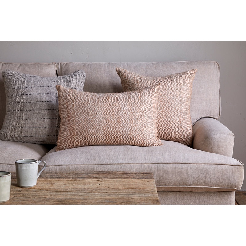Indie Recycled Cushion Cover – Rust
