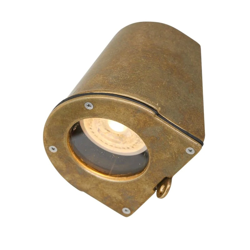 Wade Outdoor Brass Spot Light|Antique Brass|Powder Coated Matte Black|Raw Brass