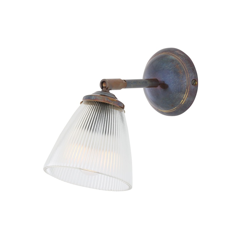 Gadar Vintage Prismatic Glass Wall Sconce