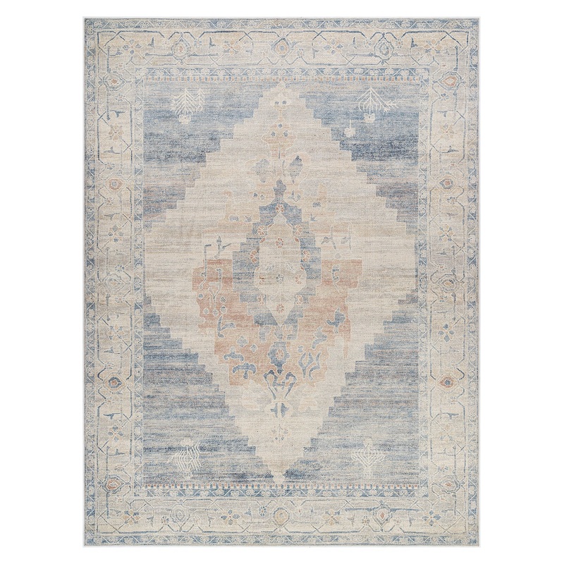 Luca Rug|Blue|Blush|Sage|18″ Sample|2’2″ x 3’9″|2’7″ x 7’3″ Runner|3’11” x 5’7″|5’3″ x 7’|6’7″ x 9’|7’10” x 10’|9’2″ x 12′