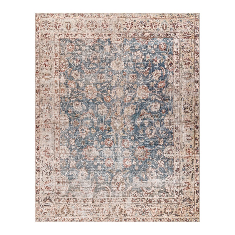 Marlene Rug|Ivory|Ink Blue|18″ Sample|2’1″ x 3’9″|2’7″ x 7’3″ Runner|3’10” x 5’7″|5’2″ x 7’|6’6″ x 9’|7’9″ x 10’|9’1″ x 12’|9’11” x 14′