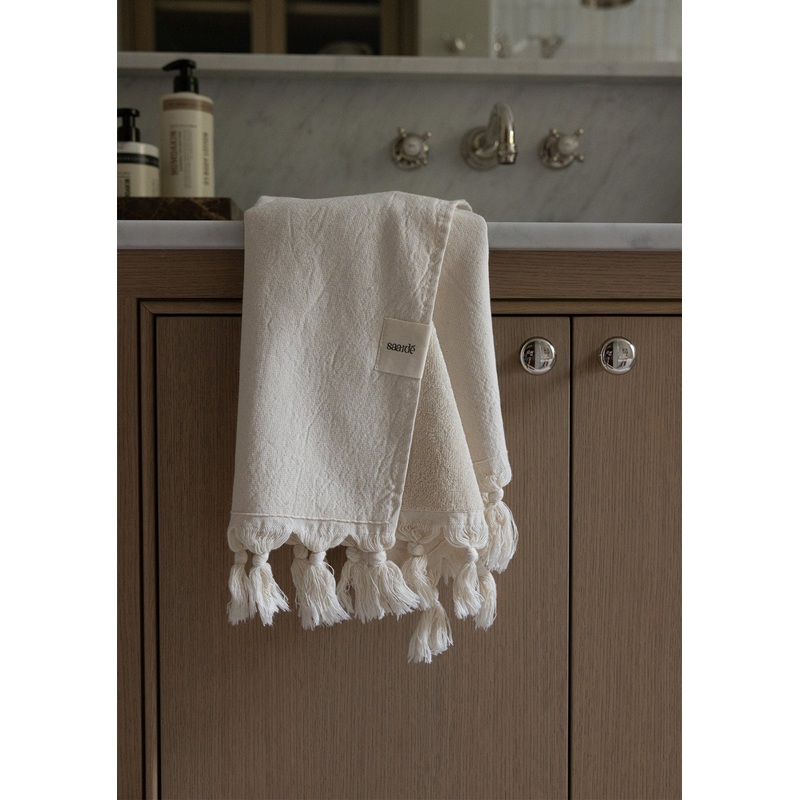 Oatmeal Vintage Wash Hand Towel