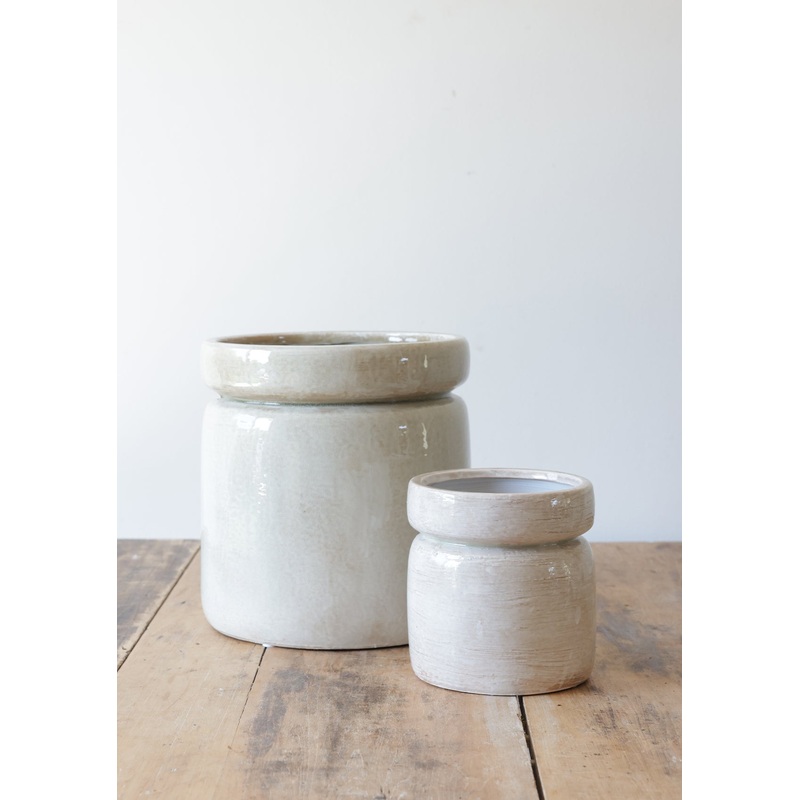 Oriana Glazed Pot|Small|Large