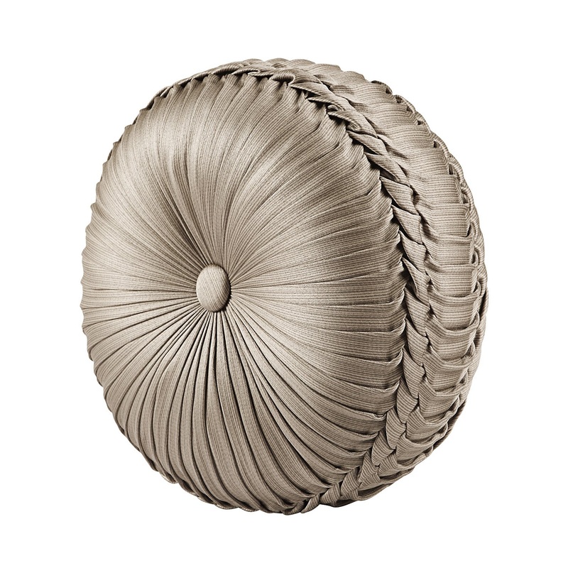 Beaumont Tufted Round Decorative Throw Pillow