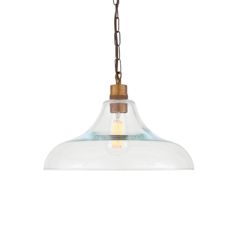 Clifton Railway Clear Glass Pendant Light
