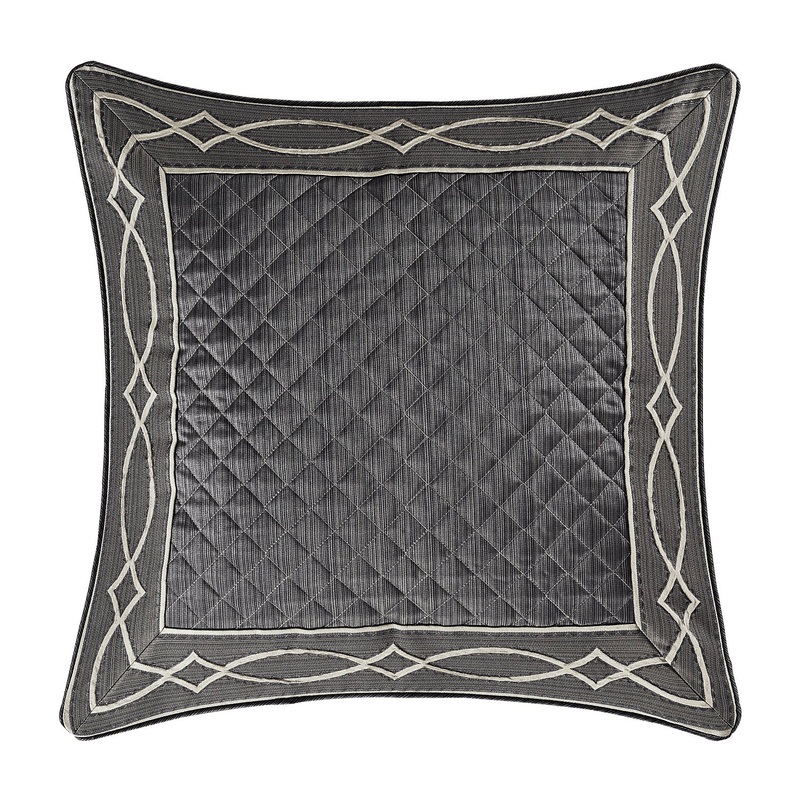 Deco Euro Sham|Euro Sham|Charcoal