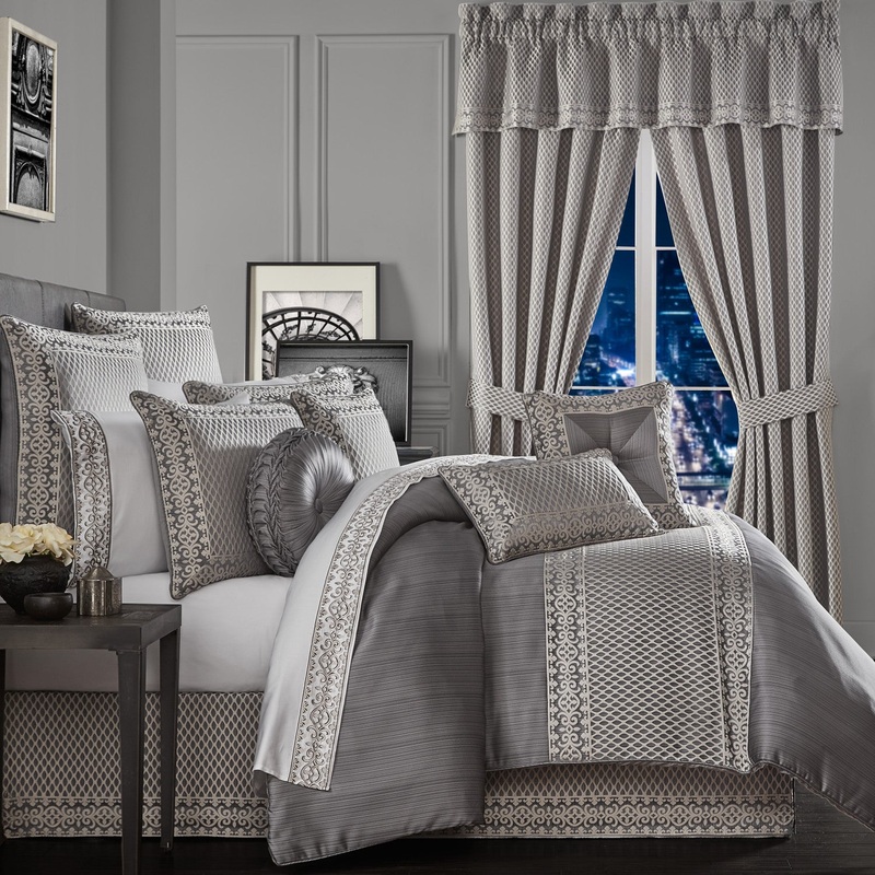 Houston Comforter Set|California King 4Pc. Comforter Set|Queen 4Pc. Comforter Set|King 4Pc. Comforter Set|Charcoal