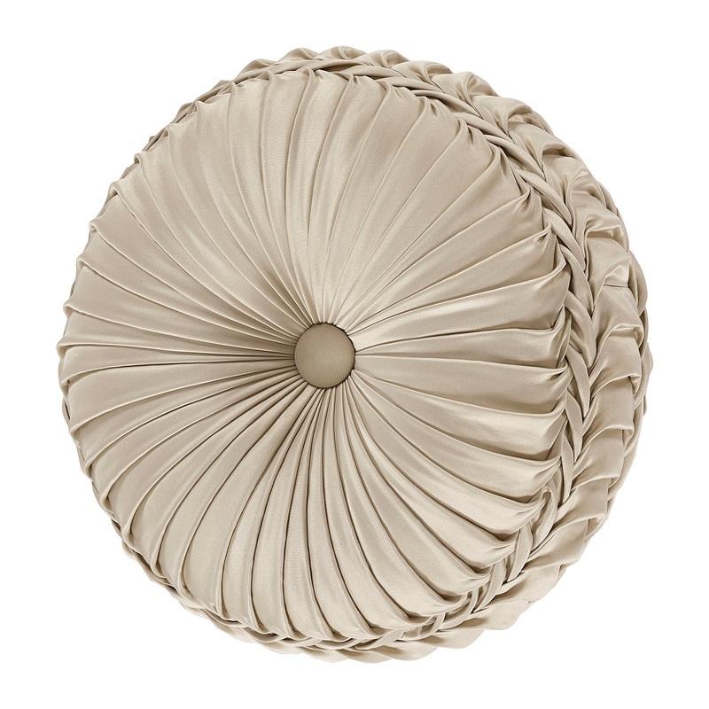 Jacqueline Tufted Round Decorative Throw Pillow