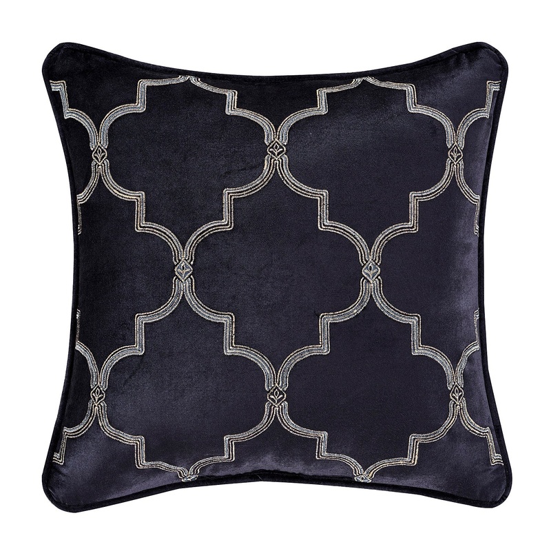Middlebury 18 Square Embellished Decorative Throw Pillow