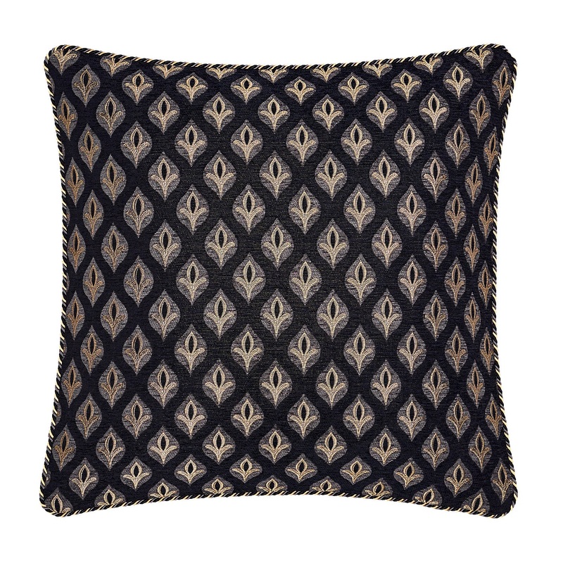Savoy Euro Sham|Euro Sham|Pewter
