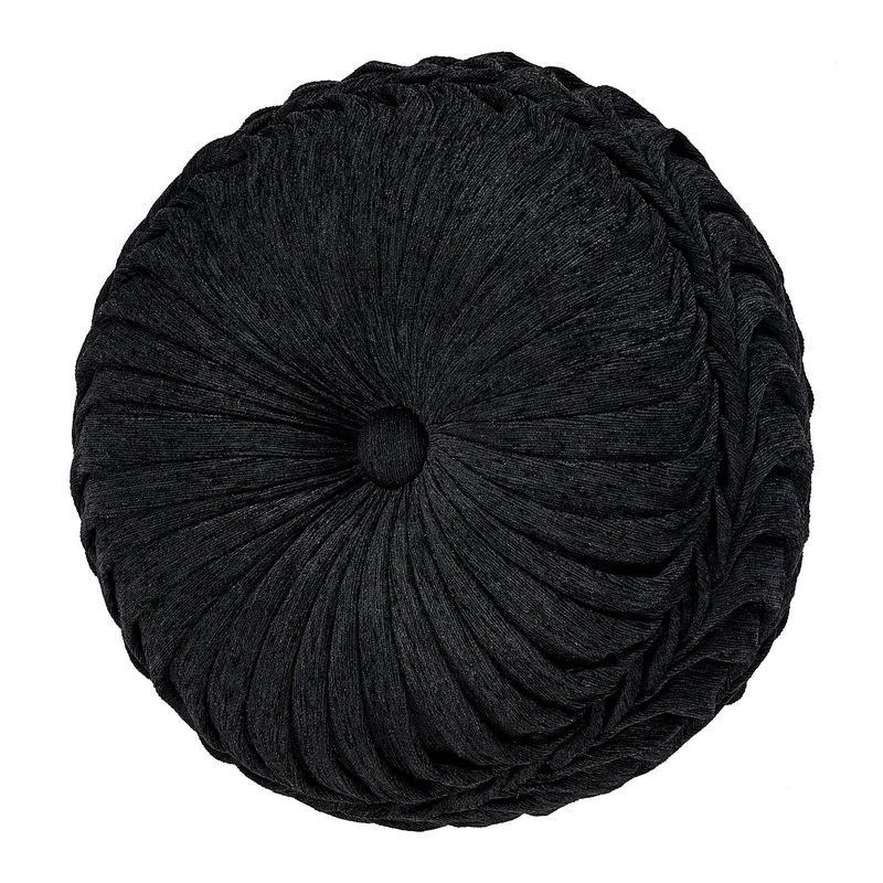 Savoy Tufted Round Decorative Throw Pillow
