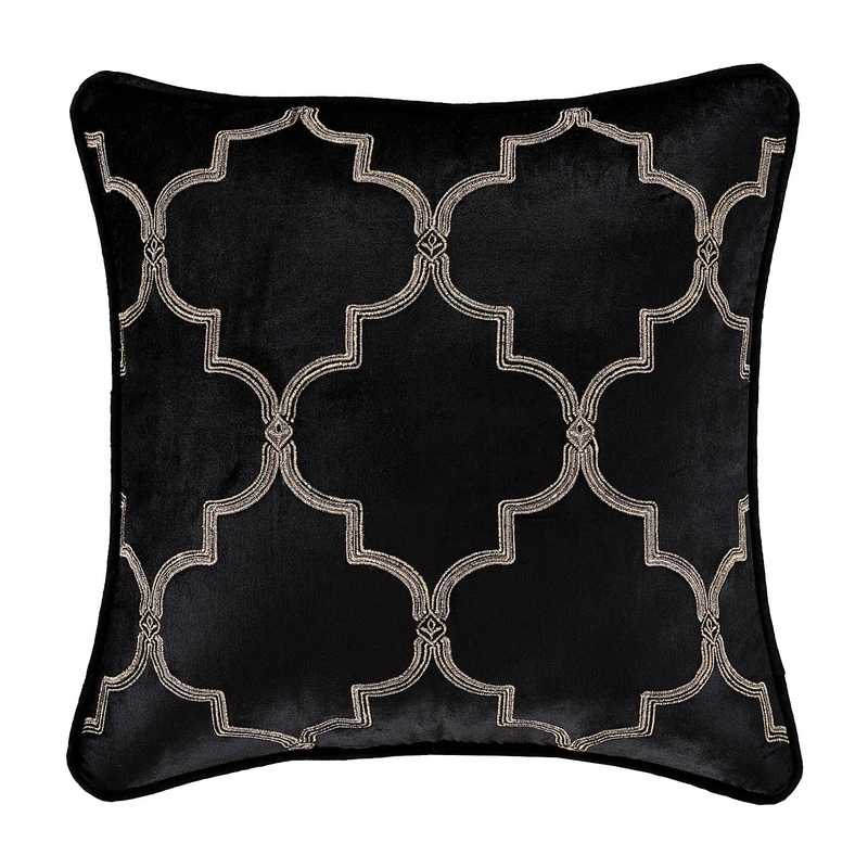 Windham 18 Square Embellished Decorative Throw Pillow