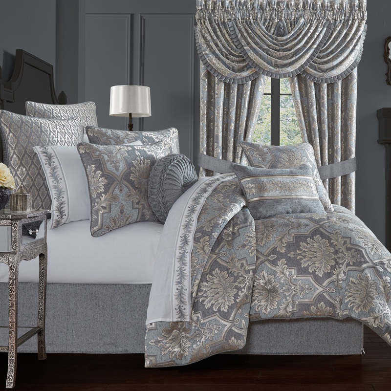 Woodhaven Comforter Set|Queen 4Pc. Comforter Set|King 4Pc. Comforter Set|California King 4Pc. Comforter Set|Powder Blue