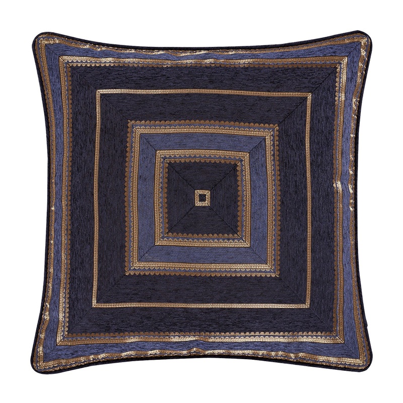 Woodstock Euro Sham|Euro Sham|Indigo