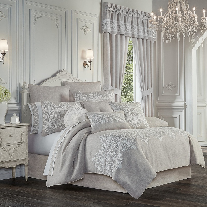 Aimee Comforter Set|Full 4Pc. Comforter Set|Queen 4Pc. Comforter Set|King 4Pc. Comforter Set|California King 4Pc. Comforter Set|Beige