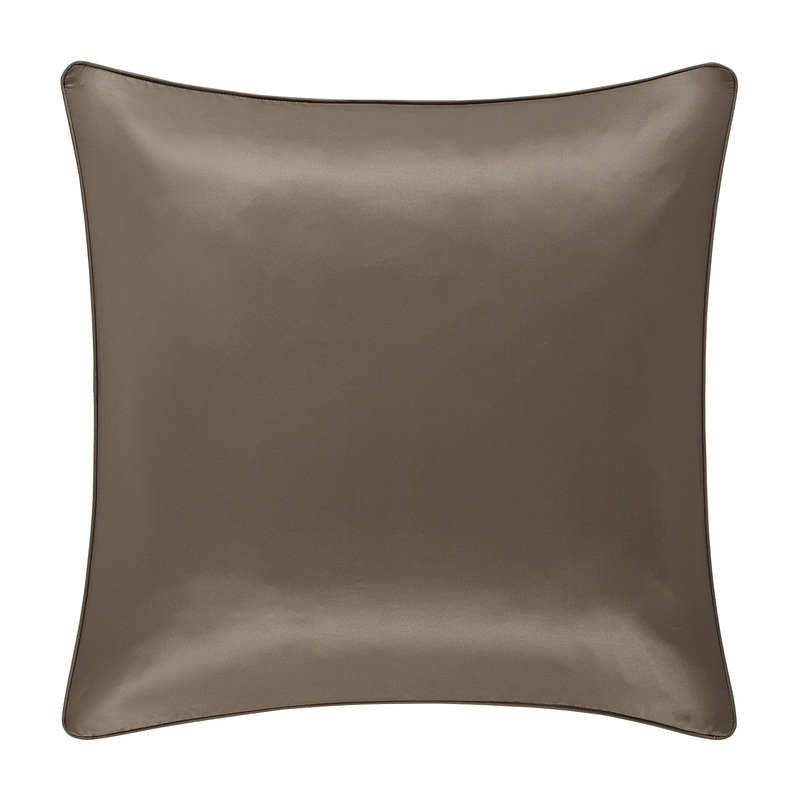 Cracked Ice Euro Sham|Euro Sham|Taupe