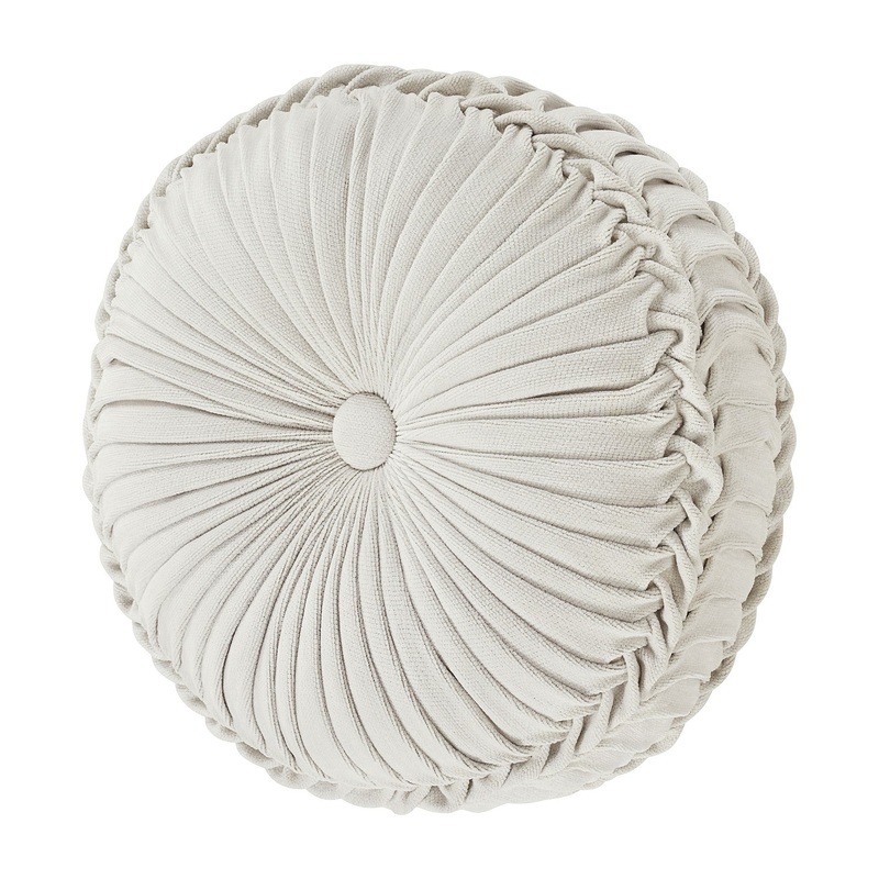 Giovani Tufted Round Decorative Throw Pillow