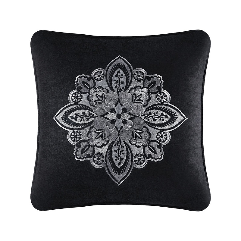 Guiliana 18 Square Embellished Decorative Throw Pillow