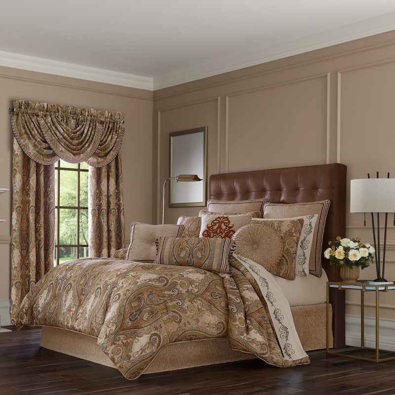 Luciana Comforter Set|Queen 4Pc. Comforter Set|King 4Pc. Comforter Set|California King 4Pc. Comforter Set|Beige