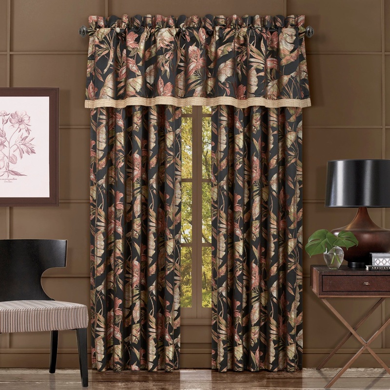 Martinique Window Panel Pair|84″ Window Panel Pair|Black