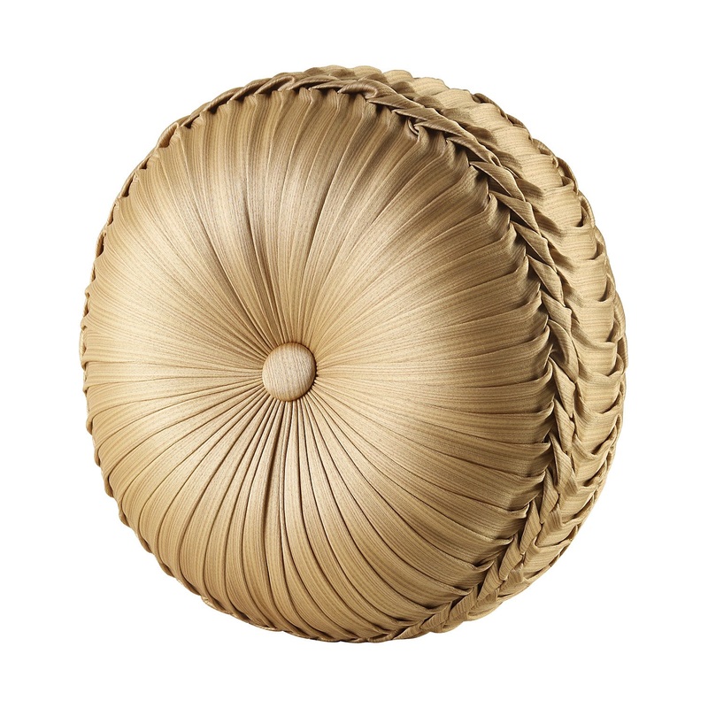 Napoleon Tufted Round Decorative Throw Pillow