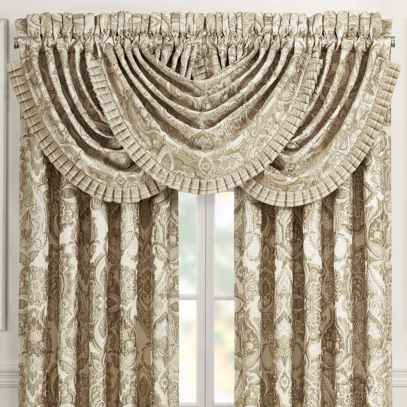 Sandstone Window Waterfall Valance