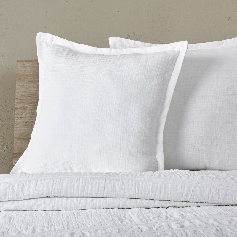 Brentwood Euro Sham|Euro Sham|White