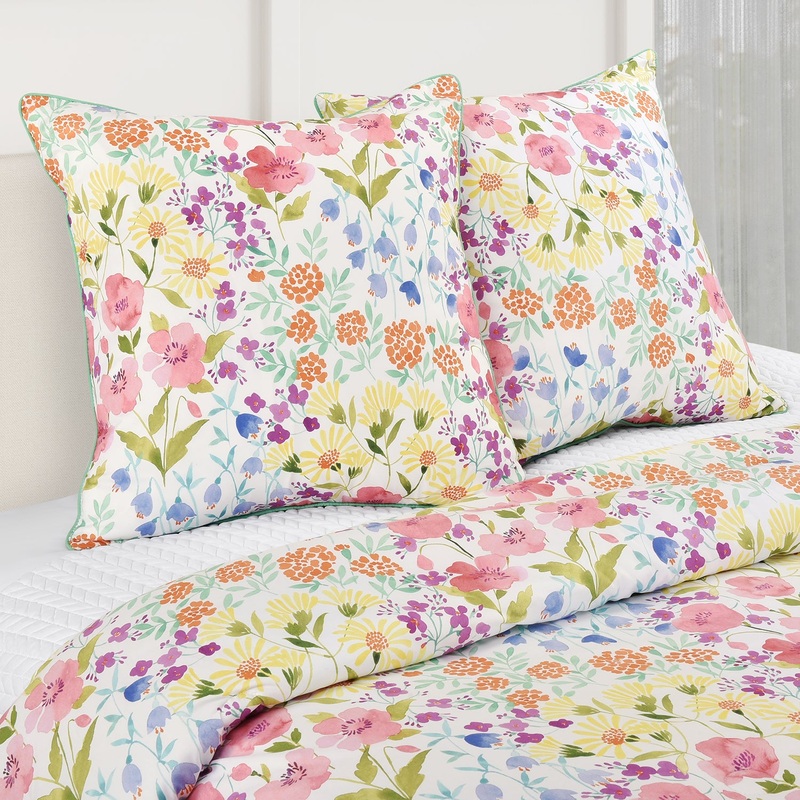 Jules Euro Sham|Euro Sham|Turquoise