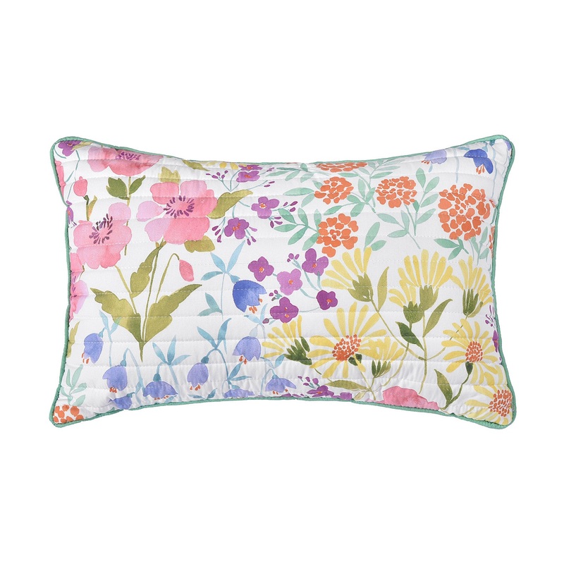 Jules Quilted Boudoir Decorative Throw Pillow