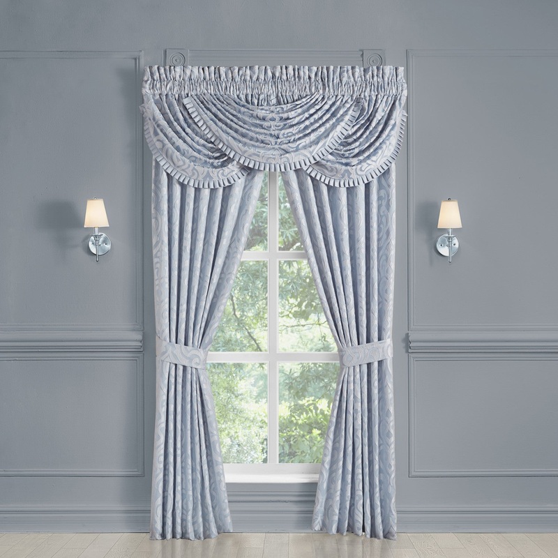 Liana Window Panel Pair|84″ Window Panel Pair|Powder Blue