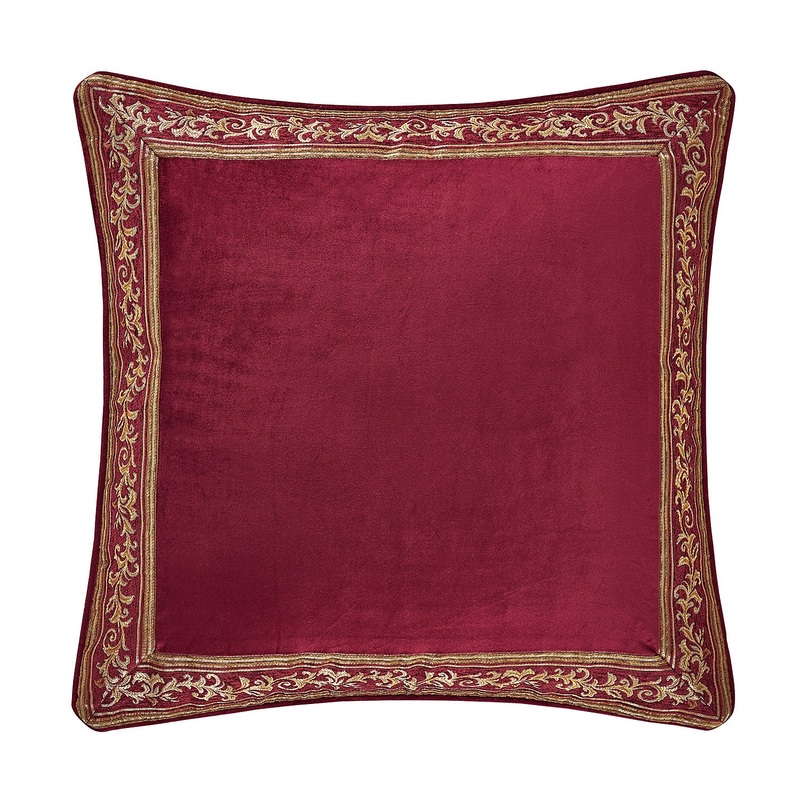 Maribella Euro Sham|Euro Sham|Crimson