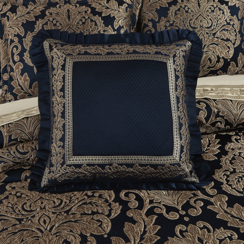 Monte Carlo 20 Square Embellished Decorative Throw Pillow