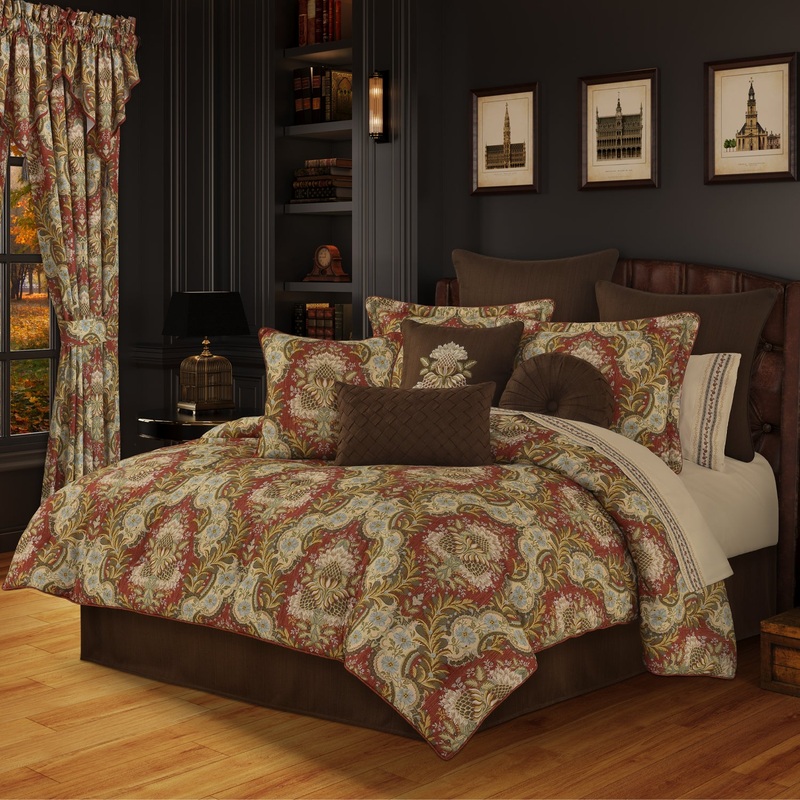 Sayre Comforter Set|Queen 4Pc. Comforter Set|King 4Pc. Comforter Set|California King 4Pc. Comforter Set|Spice
