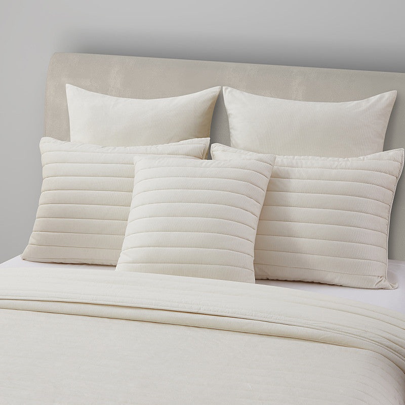 Valencia 20 Square Quilted Decorative Throw Pillow