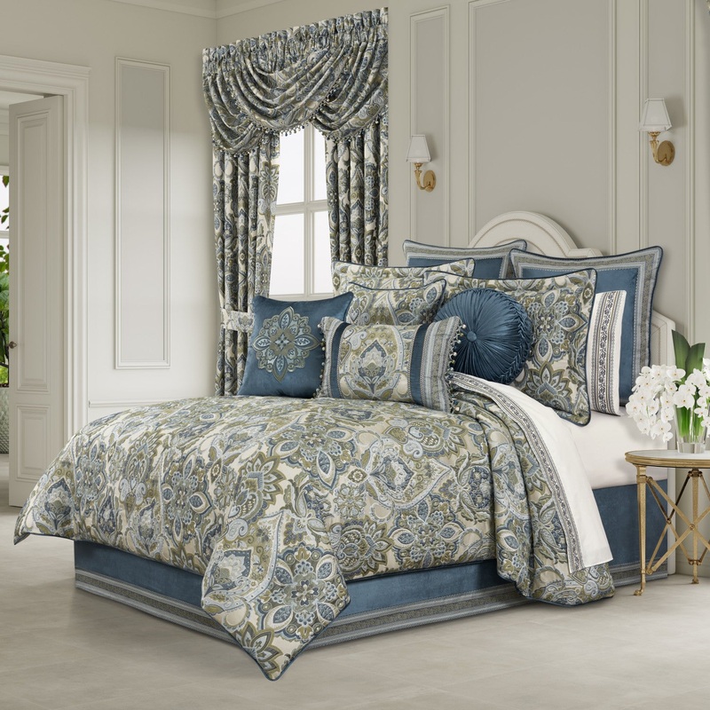 Avellino Comforter Set|Queen 4Pc. Comforter Set|King 4Pc. Comforter Set|California King 4Pc. Comforter Set|Spa