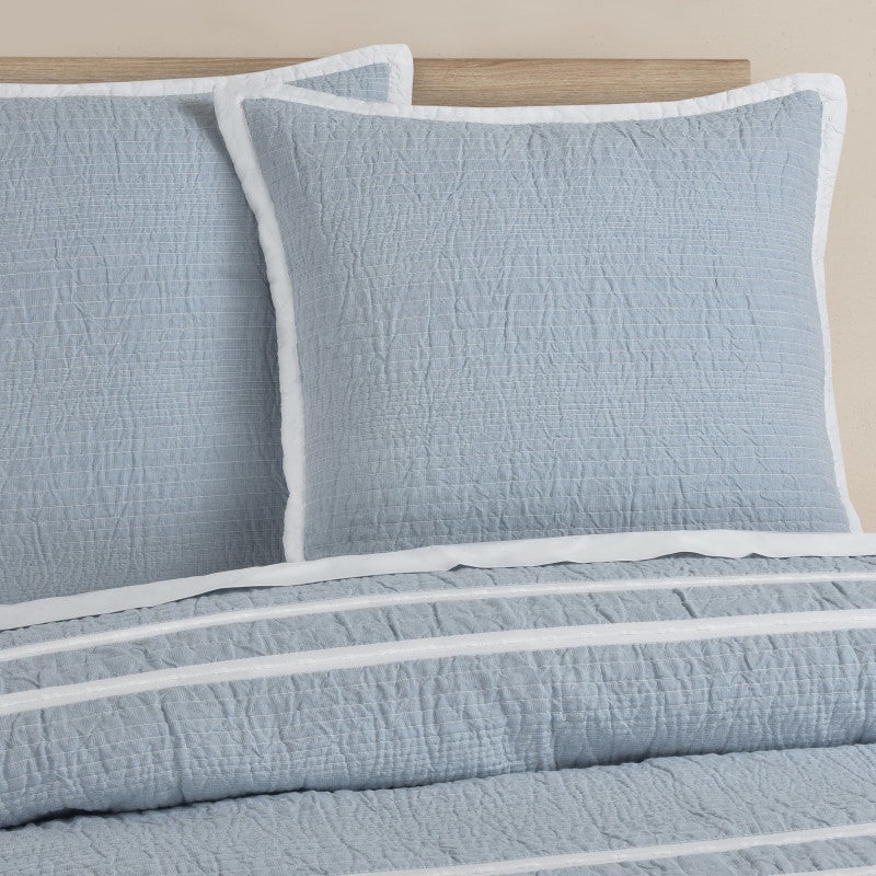Beachwood Euro Sham|Euro Sham|Sky Blue