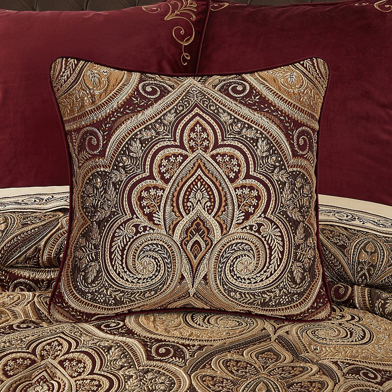 Bordeaux 20 Square Decorative Throw Pillow