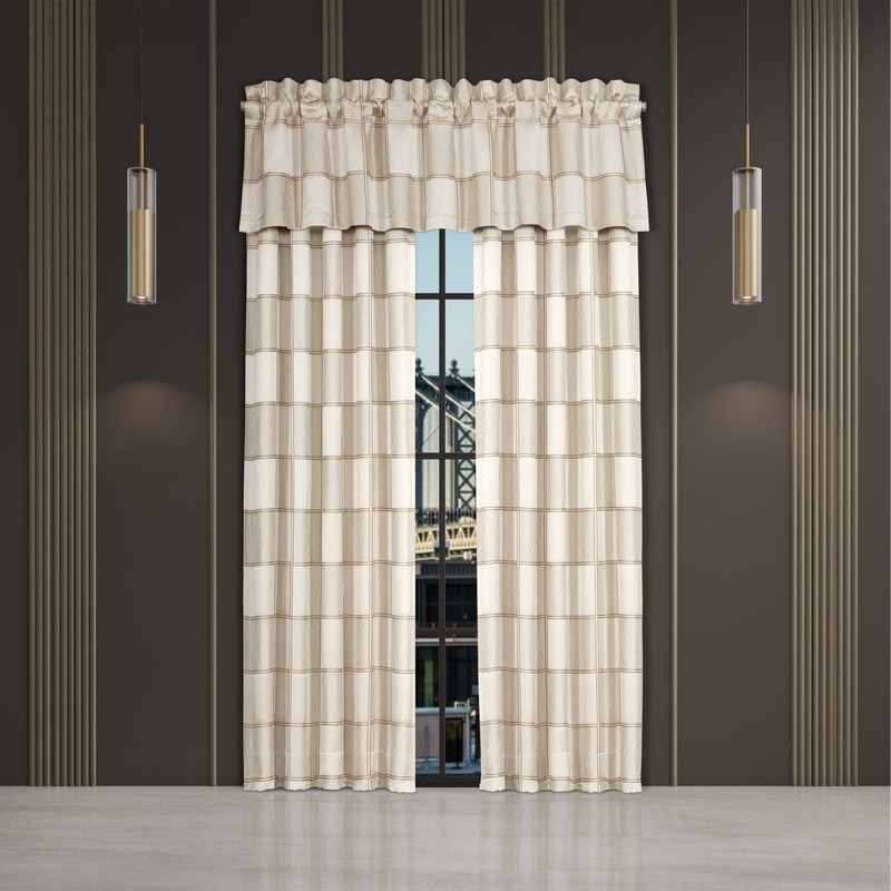 Brando Window Panel Pair|84″ Window Panel Pair|95″ Window Panel Pair|Flax|Bronze|Ivory|Charcoal