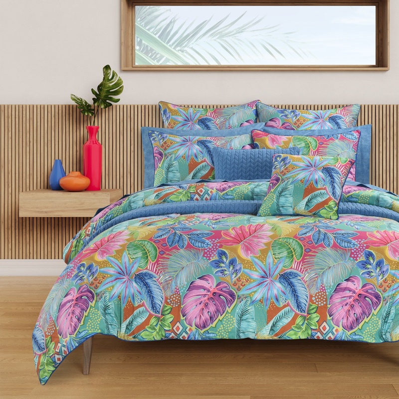 Hanalei Comforter Set|Twin/Twin XL 2Pc. Comforter Set|Full/Queen 3Pc. Comforter Set|King/Cal King 3Pc. Comforter Set|Turquoise
