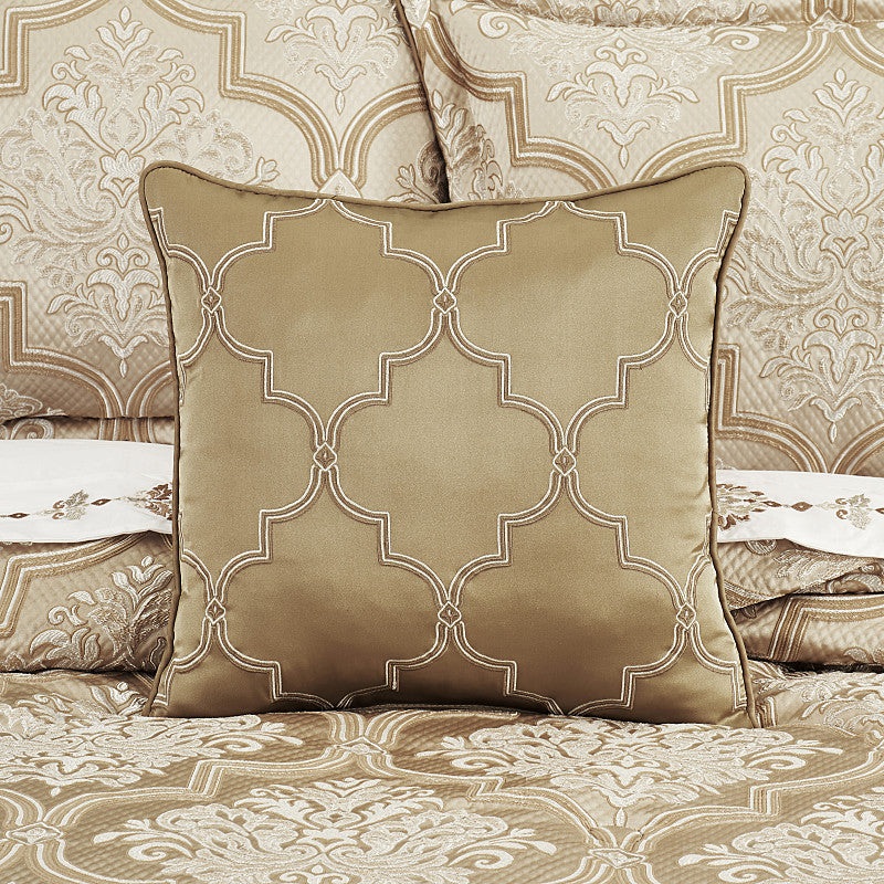 Sezanne 18 Square Embellished Decorative Throw Pillow
