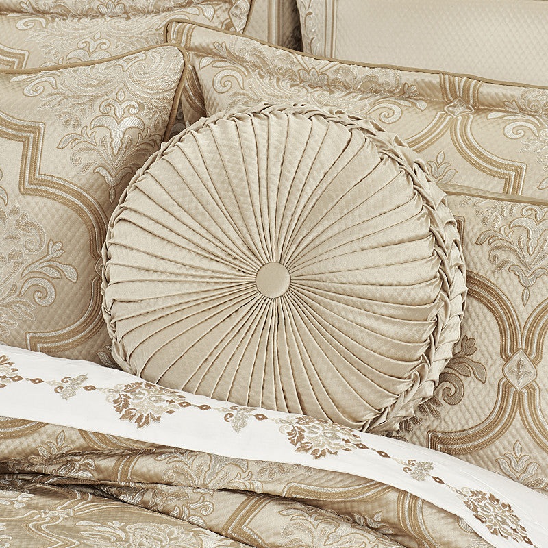 Sezanne Tufted Round Decorative Throw Pillow