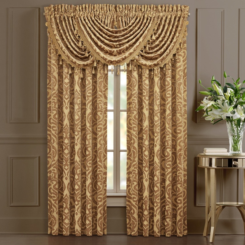 Sicily Window Panel Pair|84″ Window Panel Pair|Gold