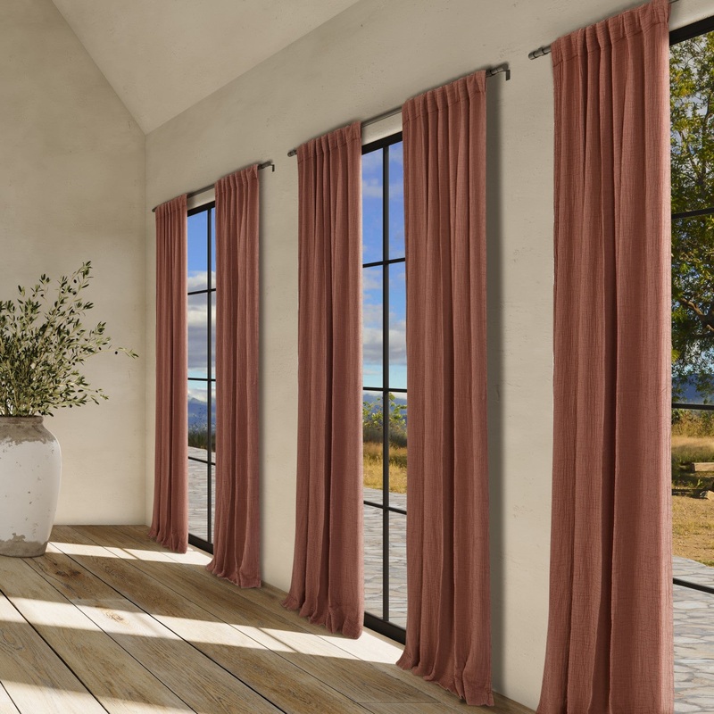 South Seas Window Panel|84″ Window Panel|Blue|Teal|Sand|Aqua|White|Dusk Blue|Terracotta|Cinnamon