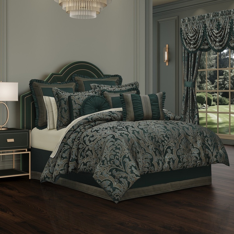 Bellini Comforter Set|Queen 4Pc. Comforter Set|King 4Pc. Comforter Set|Forest
