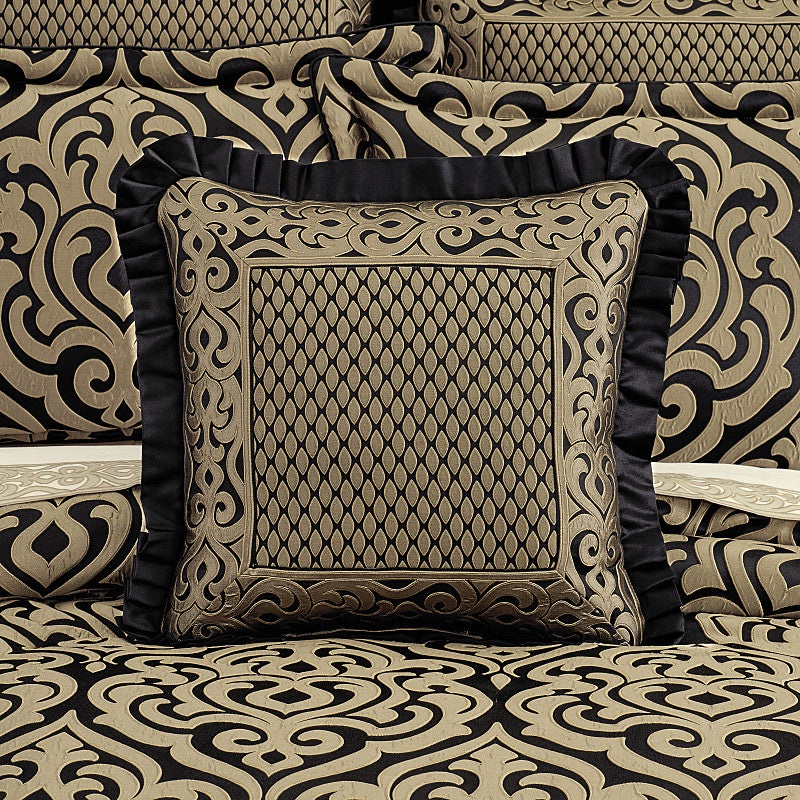 Bolero 20 Square Embellished Decorative Throw Pillow